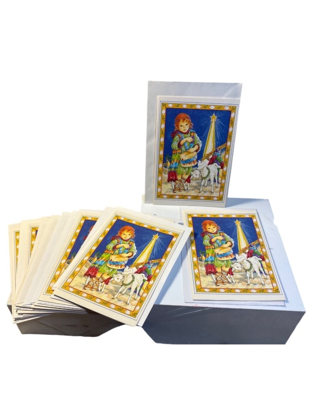 16 Tom Smith Christmas Cards Set With Envelopes Sustainable Smithbooks UK Lambs